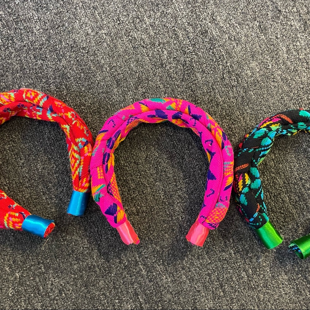 Deademas Trensadas Hecho En Mexico, Braided Headbands Made In Mexico